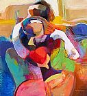 Hessam Abrishami Canvas Paintings - Love Impression